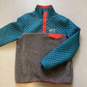 🤩RARE🤩 Patagonia Quilted / Mixed Snap T Fleece